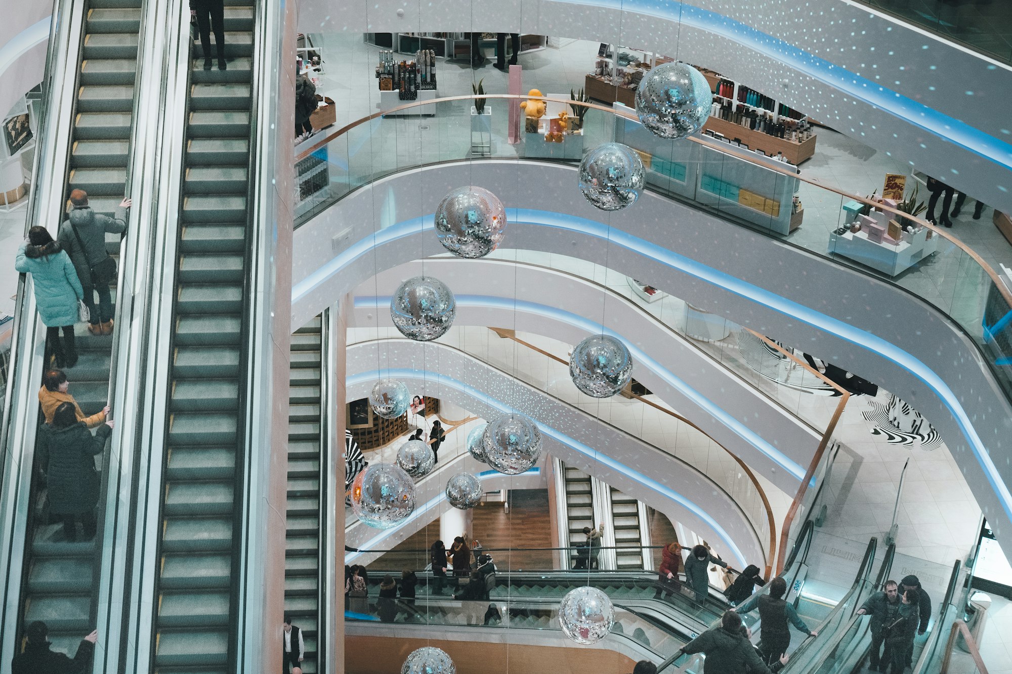 Shopping mall interior