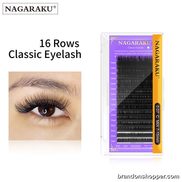 Professional Matte Black Individual Eyelash Extensions