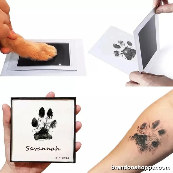 Inkless Pet Paw Print Impression Keepsake Kit