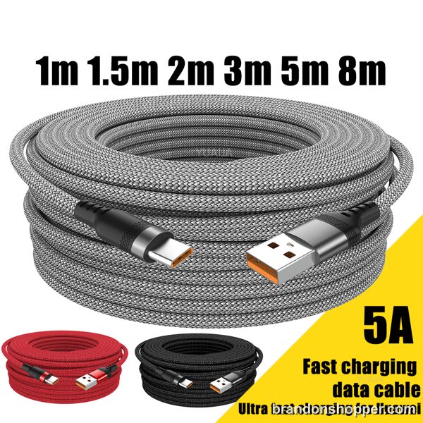 High-Speed Braided USB Type-C Charging Cable