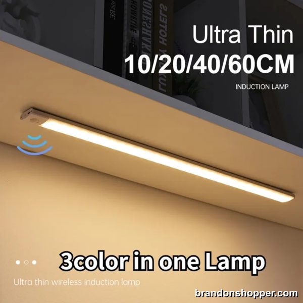 Ultra-Thin Wireless Motion Sensor LED Light