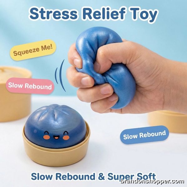 Slow-Rising Steamed Bun Stress Relief Ball
